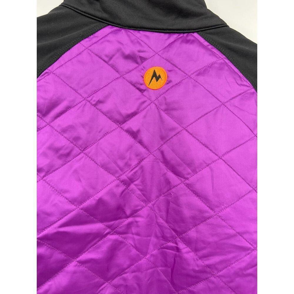 Marmot Quilted Lightweight Full Zip Jacket Coat Purple Black Small‎ Womens - Picture 3 of 9